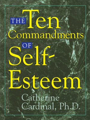 cover image of The Ten Commandments Of Self-Esteem
